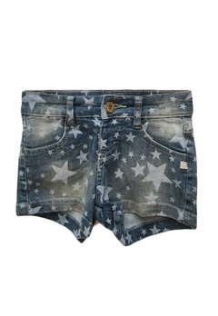 Conjunto Blusa Shorts Estrelas Jeans Planet Kids - comprar online