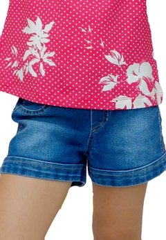 Shorts Infantil Jeans Passagem Secreta - comprar online