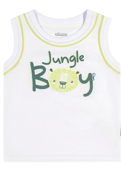 Conjunto Regata Jungle Boy Bermuda Infantil Elian