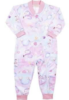 Pijama Macacão Infantil TieDye Unicornio Vrasalon