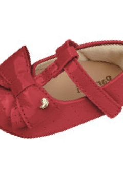 Sapato Bebê Brilho Vermelho Pampili - comprar online