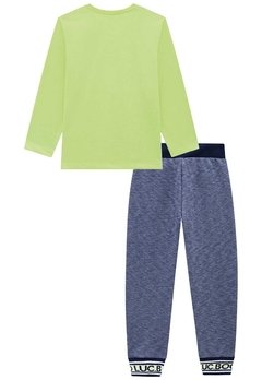 Conjunto Calça Infantil Verde Lucboo - comprar online