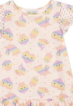 Vestido Infantil Estampado Abóbora Nini & Bambibi - comprar online
