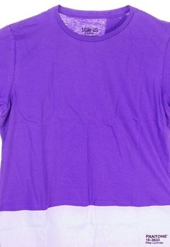 Camiseta MC Pantone Roxo Mini Us - comprar online