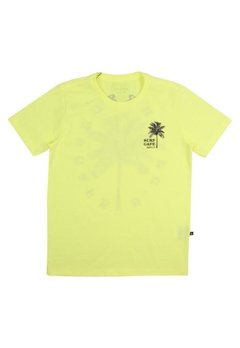 Camiseta Infantil Amarela Fluor Banana Danger