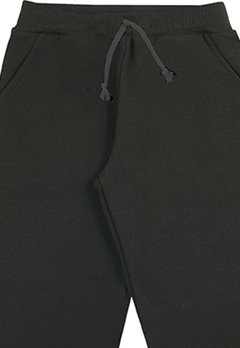 Calça Moletom Infantil Preto Vrasalon - comprar online