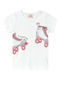 Conjunto Infantil Blusa Shorts Rosa Brandili - comprar online