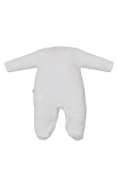 Macacão Longo Bebê Branco Ursos Upi Uli - comprar online