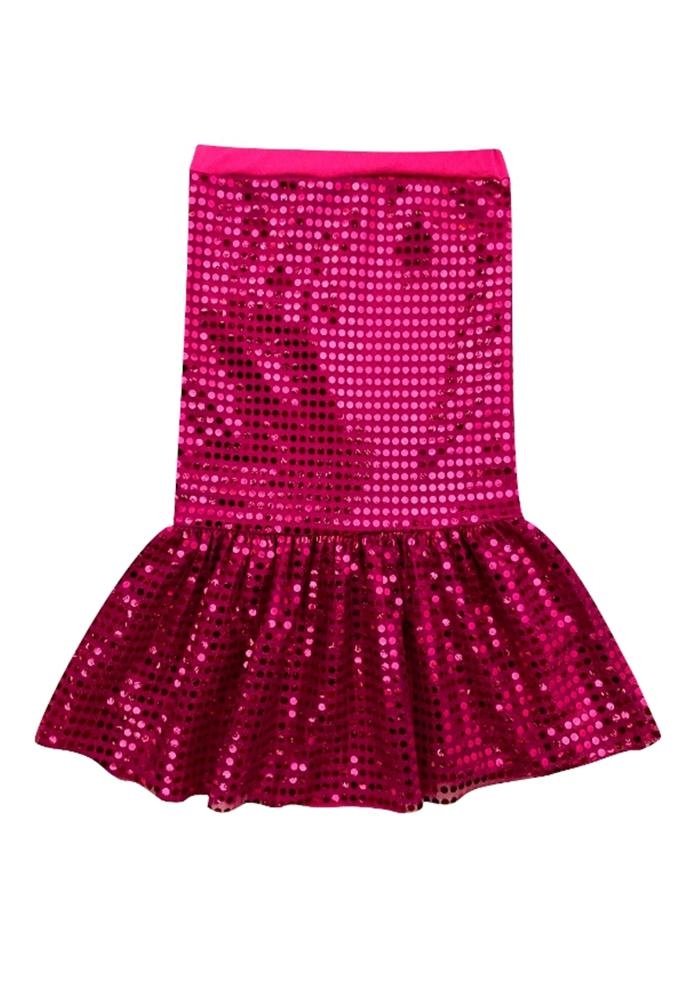 Fantasia Carnaval Sereia Infantil Cropped Top