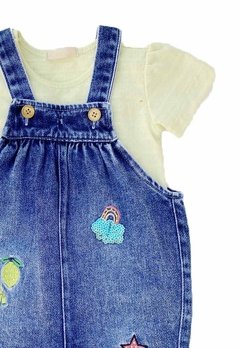 Macaquinho Infantil Jeans Vigat - comprar online