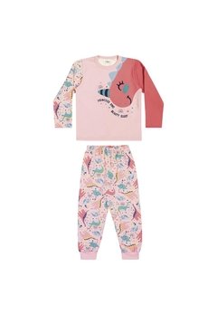 Pijama Infantil Rosa Beauty Sleep Elian - comprar online