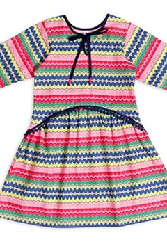 Vestido Infantil Geométrico Estampado Precoce - comprar online