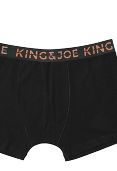 Cueca Boxer Elástico Neon Preto King & Joe - comprar online