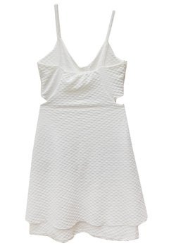 Vestido Alça Branco Elian Beats - comprar online