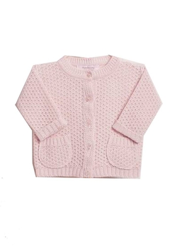 Cardigan Rosa Bebê Infantil Mundo Faz de Conta