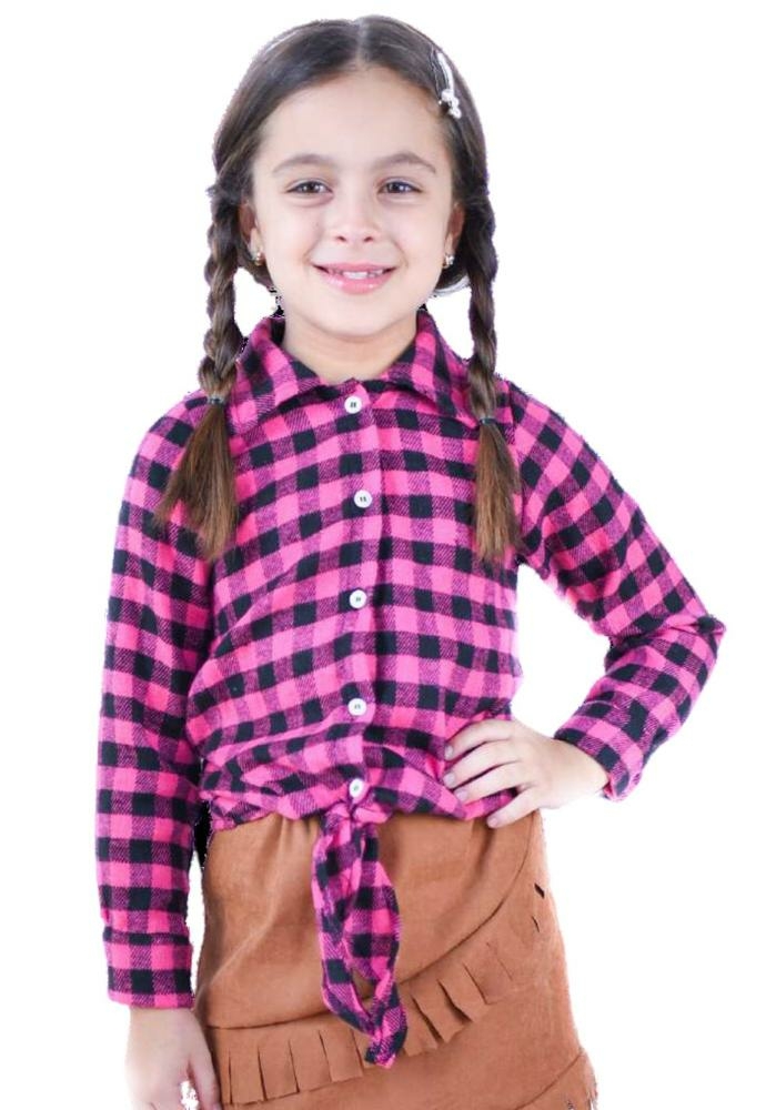 Camisa Xadrez Infantil Menina: Promoções