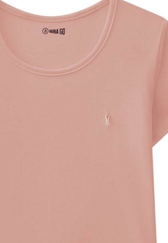 Blusa Infantil Cotton Lisa Laranja Neon Nina Go - comprar online