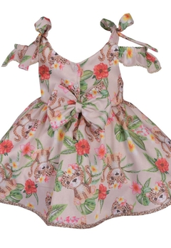 Vestido Bebê Maria Eduarda Estampado Beth Bebê - comprar online