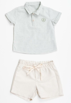 Conjunto Infantil Camisa Verde Ok&Pakita - comprar online