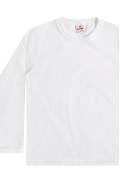Camiseta Manga Longa Infantil Branco Brandili - comprar online