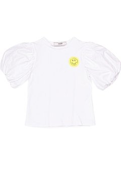 Blusa Infantil Branca Smile Animê