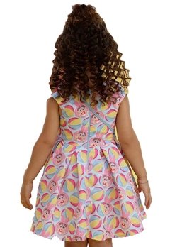 Vestido Infantil Estampado Monica Mon Sucré - comprar online