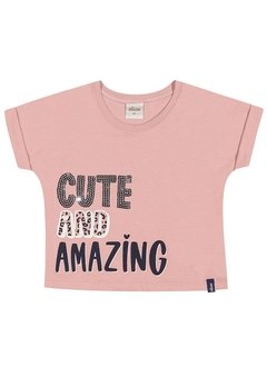 Blusa Infantil Cute Rosa Elian