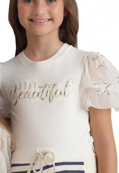 Blusa Infantil Off White Petit Cherie - comprar online