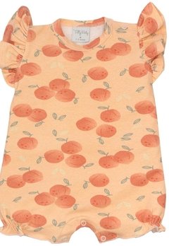 Macacão Curto Bebê Laranjas Tilly Baby - comprar online