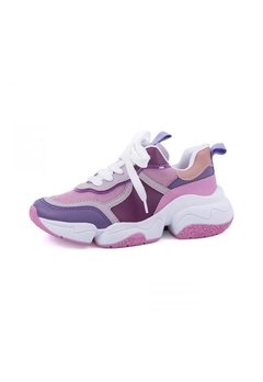 Tênis Multicolor Liso Plataforma Roxo Menina Rio