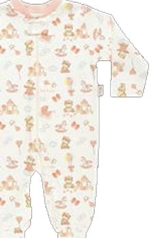 Macacão Bebê Branca Estampada Ursinhos Anjos Baby - comprar online
