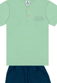 Conjunto Camiseta Shorts Sarja Infantil Abrange - comprar online