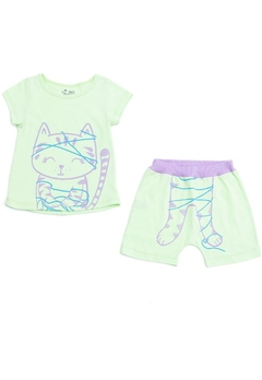 Pijama Infantil Estampado Malha Verde Have Fun - comprar online