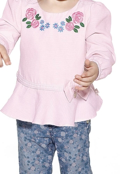 Conjunto Blusa Calça Rosa Planet Kids - comprar online