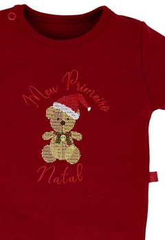 Body Bebê Primeiro Natal Vermelho Grow Up - comprar online