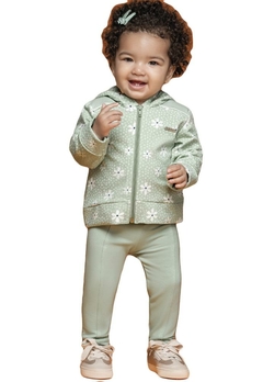 Conjunto jaqueta Legging Verde Infantil Colorittá - comprar online