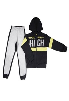 Conjunto Moletom Infantil Preto High Have Fun - comprar online