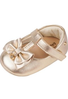 Sapato Infantil Laço Dourado Pampili - comprar online