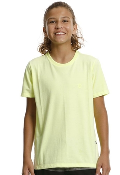 Camiseta Curta Infantil Amarela Banana Danger