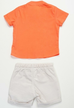 Conjunto Infantil Camisa Laranja Ok&Pakita - comprar online