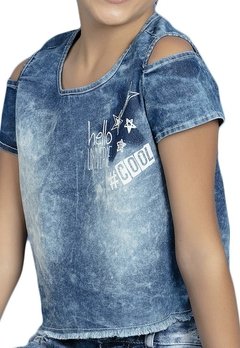 Blusa Juvenil Jeans Ok e Pakita - comprar online