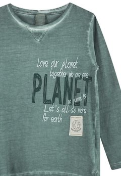 Camiseta ML Maxi Malha Planet Verde Colorittá - comprar online