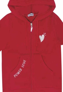 Jaqueta Infantil Capuz Vermelha Nina Go - comprar online
