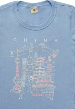 Blusa Infantil Estampada China Mescla Have Fun - comprar online