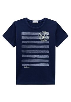 Conjunto Camiseta MC The Sea Bermuda Mescla LucBoo - comprar online