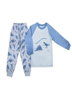 Pijama Infantil Azul Dinossauro Have Fun