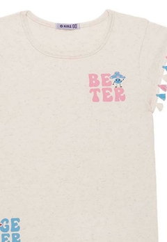Blusa Infantil Creme Nina Go - comprar online