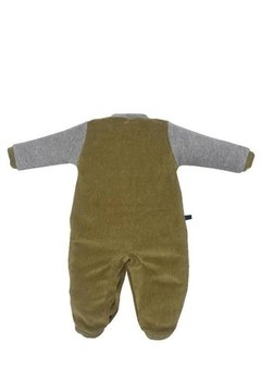 Macacão Longo Bebê Verde Dino Upi Uli - comprar online