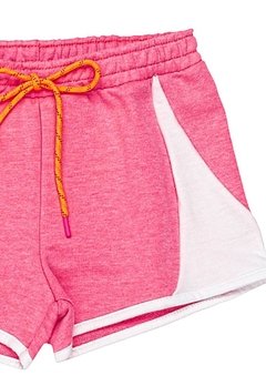 Conjunto Shorts Infantil Rosa Mineties Animê - comprar online
