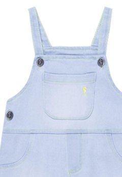 Jardineira Infantil Jeans Claro Açucena - comprar online